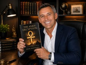 Jonathan Chambers author image connected to The Ankh Deception